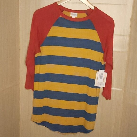 Lularoe Womens New Stripe Floral Long Sleeve Tunic Bundle Small - Picture 4 of 9